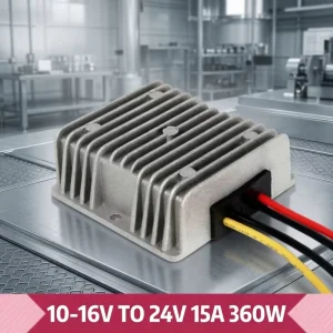 DC-DC Boost Converter 12V-24V 15A 360W High Power IP68 Waterproof Step-Up Switching Power Supply for Vehicle Vessels Marine RV