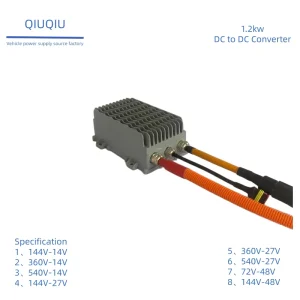 DC-DC Buck Converter 80-720V to 12V 24V Step Down Converter for EV