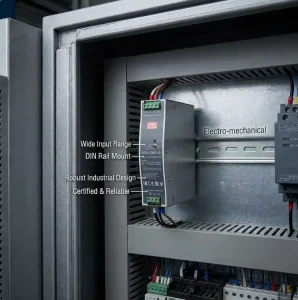 DC DC Single Industrial LED Electro-mechanical MeanWell DDR-120D-48 120W 48V 2.5A DIN Rail Power Supply 3 Year Warranty 91.5%
