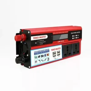 DC to AC Power Inverter 1500W LCD Screen 4 USB 12V 220V