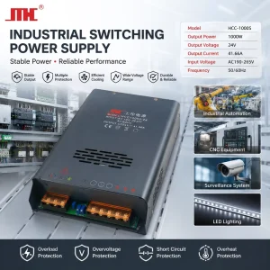 DC24V 1000W Single Output AC DC Industrial Automation Power Supply