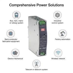 DDR-120B-24 120W Single Industrial Rail-Mounted DCDC Converter 220V Input 4.2A Output 480W DIN Rail Type Power Supply