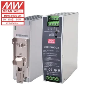 DDR-240D-24 DC-DC Single Output 24V 10A 240W Industrial DIN Rail Power Supply