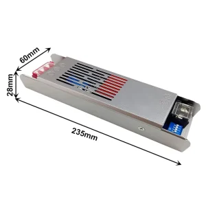 DEPU 24V 400W Slim LED Power Supply 95% Efficiency IP20 Brightness Adjustment Slow-start Function Single Output Metal Aluminium