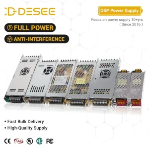 DESEE Universal Input Switching Power Supply AC 220V 240V to DC 12V 24V 60W-400W Voltage Regulator for Global Market