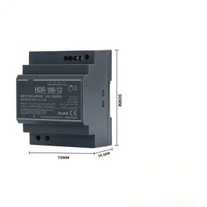 DIN Rail LED Power Supply 100W Explosion-Proof Aluminum Case CE Certified