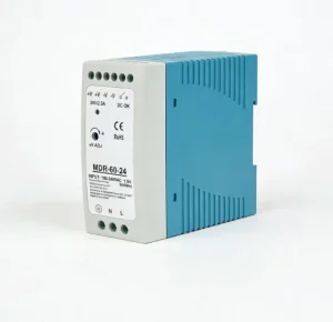 DIN Rail Mount MDR-60-24 60W 24VDC Industrial Switching Power Supply CE RoHS Certified