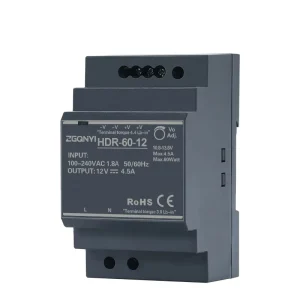 DIN Rail Power Supply 12V 60W HDR 60W 12V AC/DC with CE and RoHS