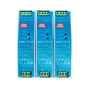 DIN Rail Power Supply NDR-75 12V 24V 48V 75W Single Output Industrial Automation Equipment