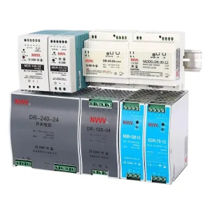 DIN Rail Switching Power Supply 12V 24V 36V 48V 10W 20W 60W 75W 240W 480W for Industrial Control Systems