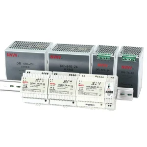 DIN Rail Switching Power Supply 5V 12V 24V 48V 10W 20W 45W 60W 100W 120W 150W 240W 480W for Automation Equipment