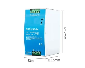 DIN Rail UPS Power Supply 12V 10-20A 240W 24VDC Backup Switching Power Supply for Lab Equipment