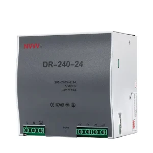 DR 240W Switching Power Supply DR Series AC to DC 240W 24V SMPS DIN Rail
