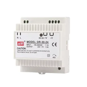 DR 30 5 DIN Rail Mounting 30W Switching Power Supply 5V 3A SMPS Single Output CE