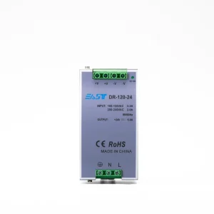 DR Series DR-120-24 Intelligent Dual AC-DC Switching Power Supply 100-120V/200-240VAC Input 15W 80% High Efficiency 5A/10A
