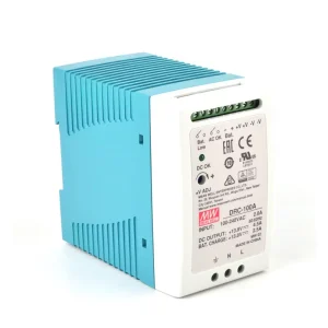 DRC-100A 100W 12V DIN Rail UPS Power Supply and Battery Charger for Security Alarm Systems