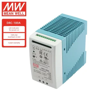DRC 100A 100W Single Output With Battery Charger Din Rail Power Supply With UPS Function