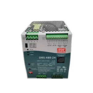 DRS-480-24 480W All-In-One Intelligent Security Power Supply Din Rail 24V for Industrial Direct Manufacturer