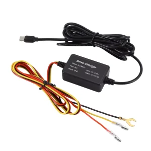 Dash Cam ACC Auto Parking Hardwire Kit Dashcam Step Down Cable 12V 24V to DC 5V 3A USB C Car Dash Charger Power Cord Adapter