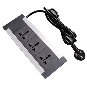 Desk Surface Mount Tabletop Socket 4 Outlets 10A Commercial Use Power Distribution Unit