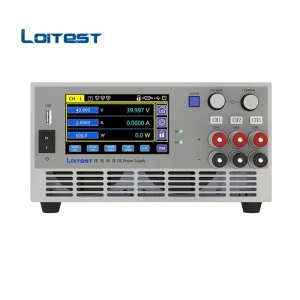 Desktop 3 Channel DC Power Supply RS232 RS485 LAN SCPI Controlled High Precision DC Power Unit for DC DC Converter Test