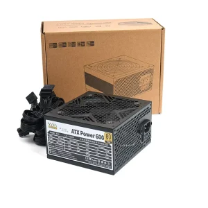 Desktop Computer Power Supply 501W-600W 80 Gold Medal 20+4Pin 12V Black PC Material in Stock