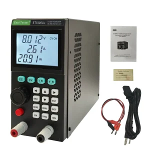 Dikkod ET5406A+ Programmable DC Electronic Load Tester 200W 120V 20A Battery Capacity Tester CC CV CR CP Modes USB Remote