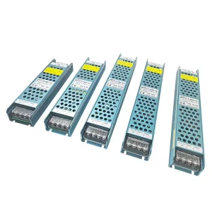 Dimmable Switching Power Supply 12V 5A 60W Single Output LED Driver Indoor AC 195V 264V DC Light Transformer 85% Efficiency