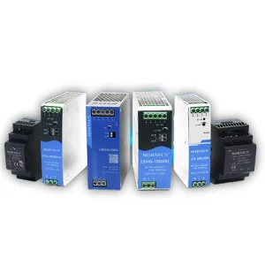 Din Rail Power Supply 12V 24V 48V 75W 76W 120W AC to DC Din Rail Enclosure Industrial Power Supply Unit