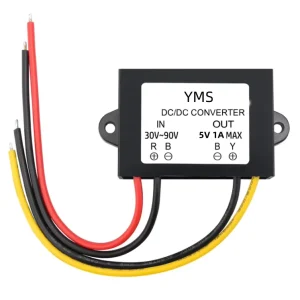 Direct Current (DC) Converter Module 36V 48V 60V 72V to 5V 1A 5W Reduced Voltage Regulator Buck Converter off Board