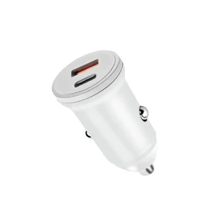 Dual Port 30W QC3.0 PD Fast Car Charger Universal Quick Charge for Android Phones & iPad 120W Power Supply Adapter