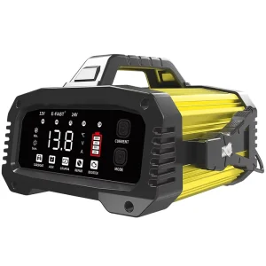 E-FAST Automatic 12v 24v 2a 8a 15a 20a 25a Lead Acid Lifepo4 Car Battery Booster Charger for Agm Gel Efb Start Stop Battery