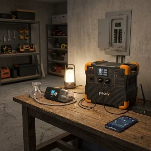 E2400LFP Outdoor MPPT Pure Sine Wave Car RV Camping Solar Generator 2400W Emergency Portable LiFePO4 Power Station