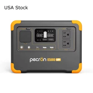 E500LFP 600W 576Wh LiFePO4 Portable Power Station Solar Generator Pure Sine Wave for Camping RV Emergency Backup