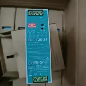 EDR-120-24 DIN Rail Power Supply 120W 24V 5A Slim DC for PLC HMI Industrial Control