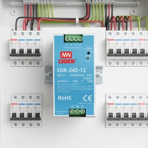 EDR-240-12 Industrial Switching Mode Power Supply 15A 12V Single 90-264VAC 240V LED Track Switch