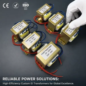 EI Transformer 12V-0-12V 1000mA 1A Pure Copper Winding Stable Power for Advanced Control Systems