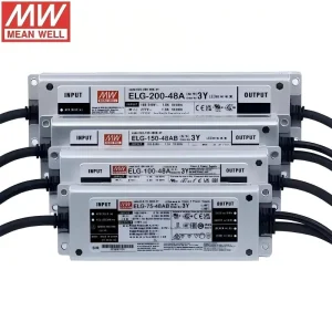 ELG-100-48A-3Y 100W 48VDC IP65 Waterproof Single Constant Power LED Driver Industrial Use Power Supply 90% Efficiency