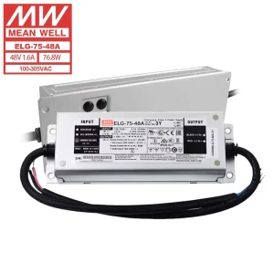 ELG-75-48A 75W 48V IP65 Waterproof Single Output Industrial LED Driver Constant Power Supply