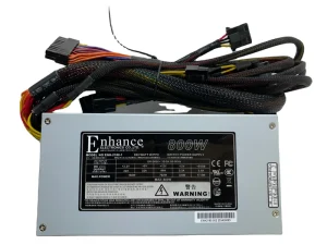 ENH-2180 800W 2U Rack Mount Server Power Supply 80 PLUS Gold Flex ATX PSU for Industrial PC Workstation