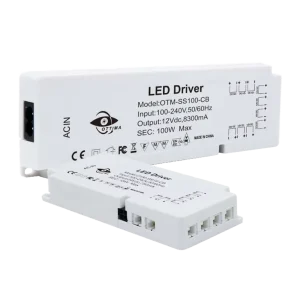 ERP 12W LED Power Supply with Dupont Connector Multiple Output 12V DC for 100W LED Cabinet Light