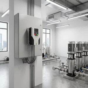 ES580 Industrial Water Pump Inverter VFD for Booster Pump System Constant Pressure Water Supply