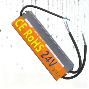 ESann Waterproof Power Supply 350w 24V 1A 3A 5A 10A 20A 40A AC Dc SMPS Adjustable Waterproof Switching Led Power Supply