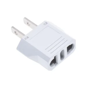 EU/UK/AU to US Plug Adapter with Socket 6A 110V-250V AC Power Travel Converter