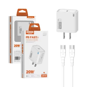 EU US Fast Charger Cell Phone Portable Type C Charger for iPhone 17 Travel Adapter