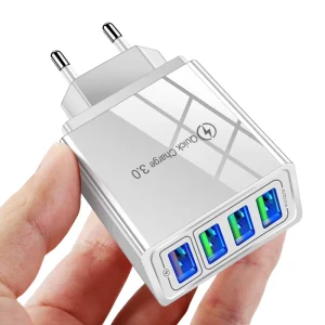EU US Plug USB Charger Quick Charge 3.0 for Phone Tablet Portable Wall Mobile Charger