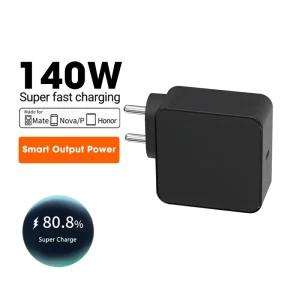 EU US UK BIS 140W USB C Wall Charger Laptop Adapter GAN Material OTP Protection PD 3.0 Function for Apple Macbook