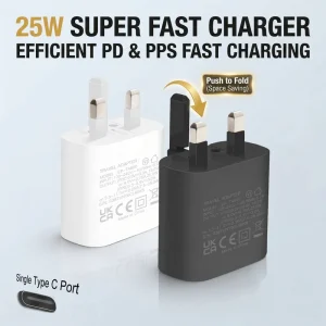 EU US UK Plug Factory 25W PPS PD Adapter Fast Charging Type C USB C Wall Charger Block