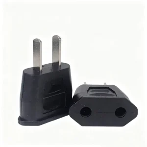 EU to US Socket Converter Travel Plug Adapter 6A Flame retardant ABS Wall Adaptor for European Devices Use in North America