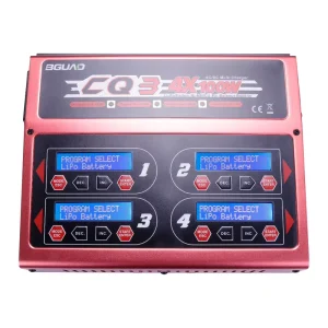 EV PEAK CQ3 100Wx4 10A 1 6S Balance Charger With JST XH Adapter Board For Drones Accessories LiPo LiFe NiMH NiCd Battery